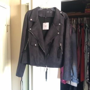 Misguided Suede Moto Jacket from ASOS